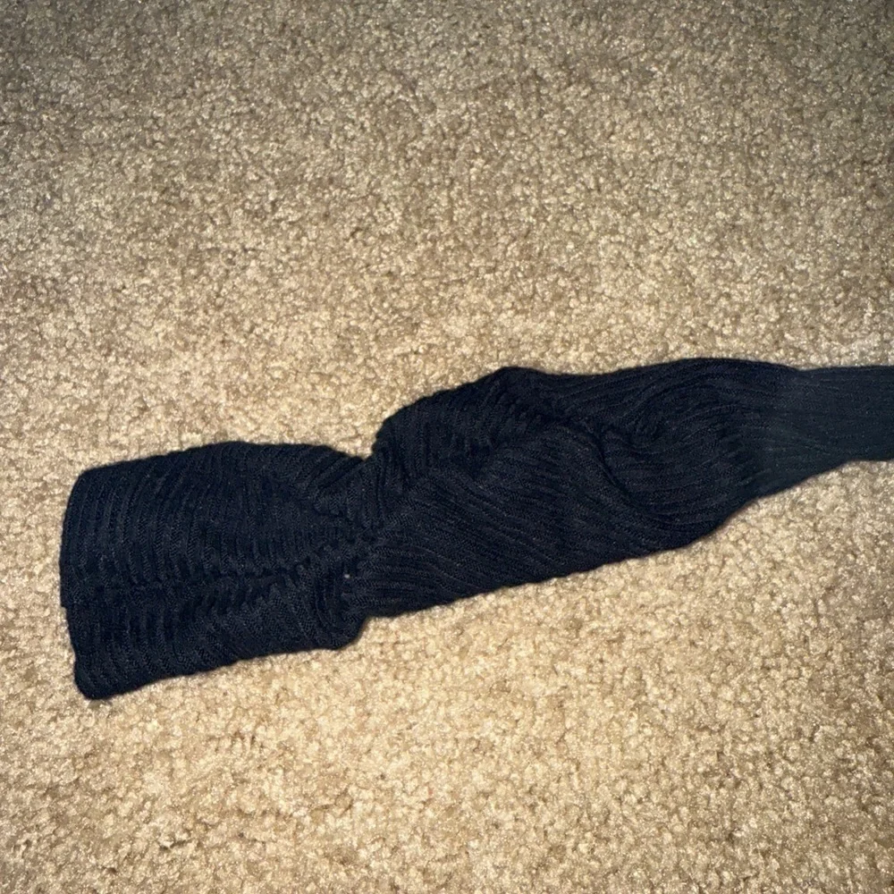 Free People Black Ribbed Long-Sleeve Bodysuit
